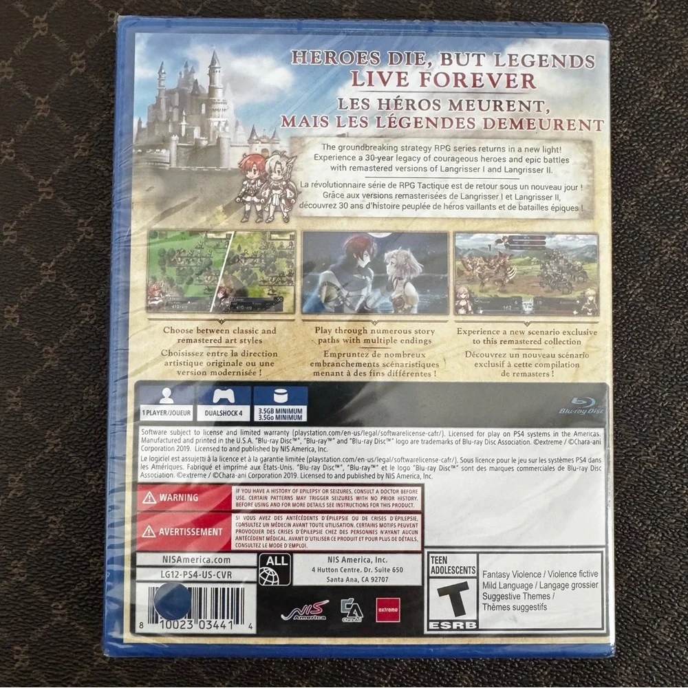 NEW PS4 9 Game Bundle Langrisser, Jak X, Gravity Rush,RemiLore, Orochi 4, more - Picture 11 of 16